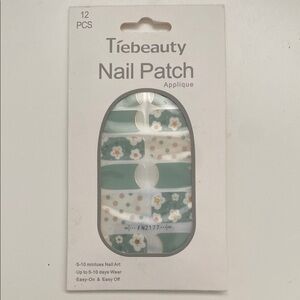 Tiebeauty Floral Nail Patch Applique